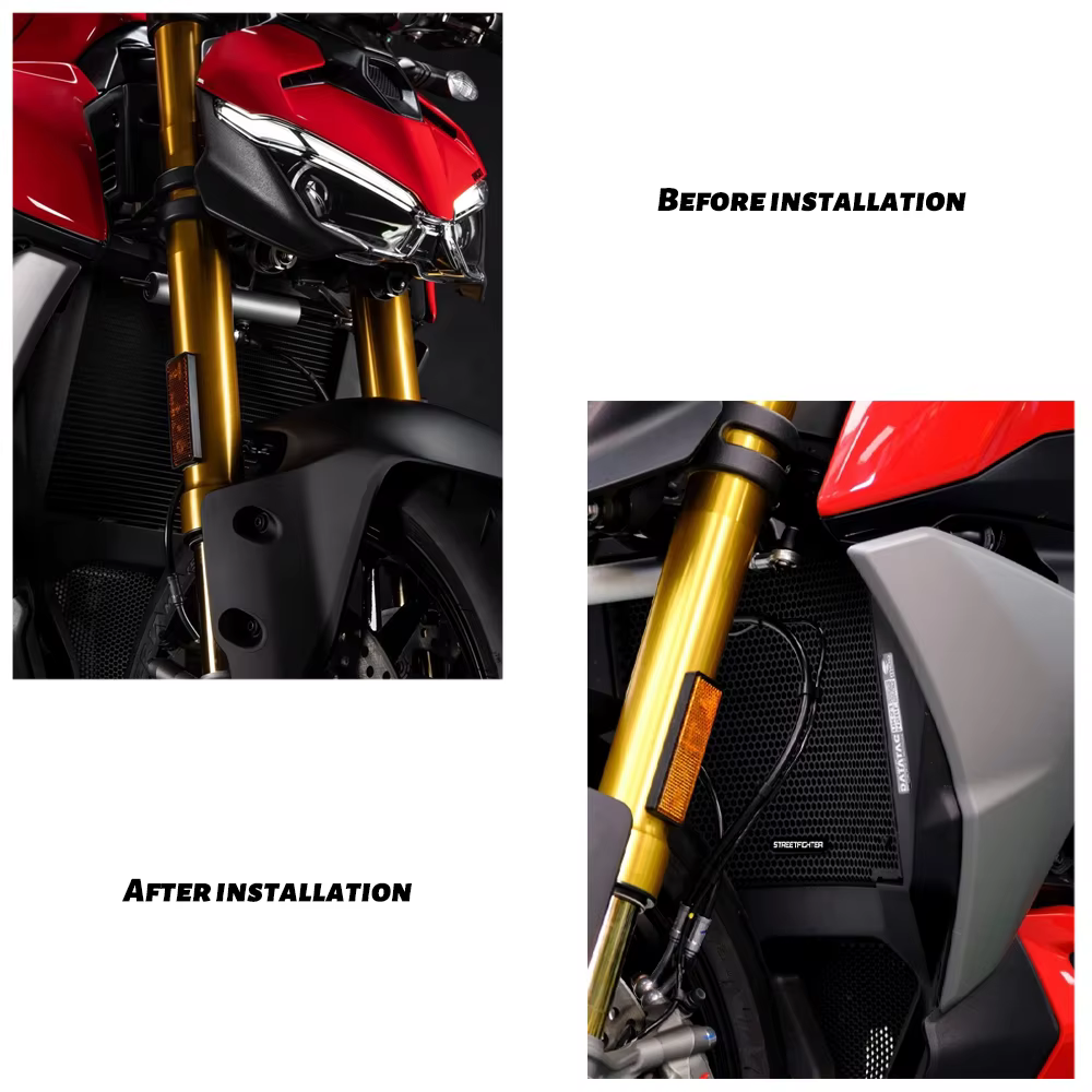 Pour Ducati Streetfighter V2 S (2025+) – Kit de protection de radiateur, accessoire moto, grille de protection de radiateur en aluminium CNC