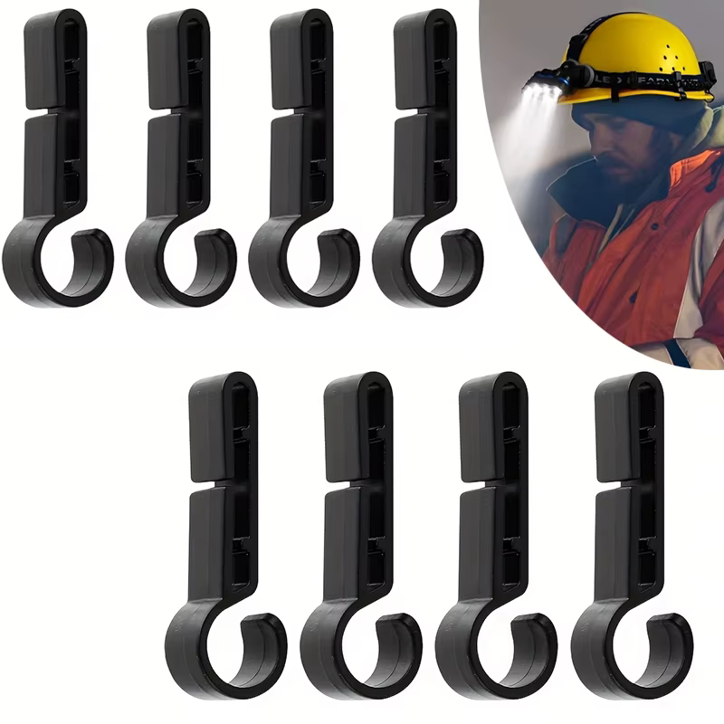 Clips de lampe frontale pour casque rigide