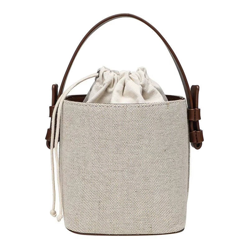 Casaul toile seaux sac concepteur femmes sacs à main Simple épaule sacs à bandoulière tendance été plage petit fourre-tout femme sac à main