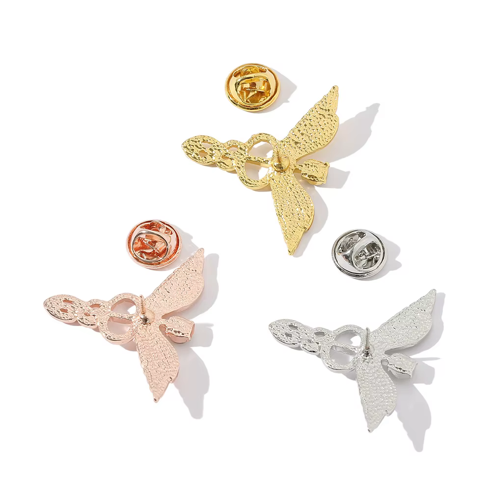 1 Ensemble d'accessoires de commerce extérieur : Broche aile personnalisée