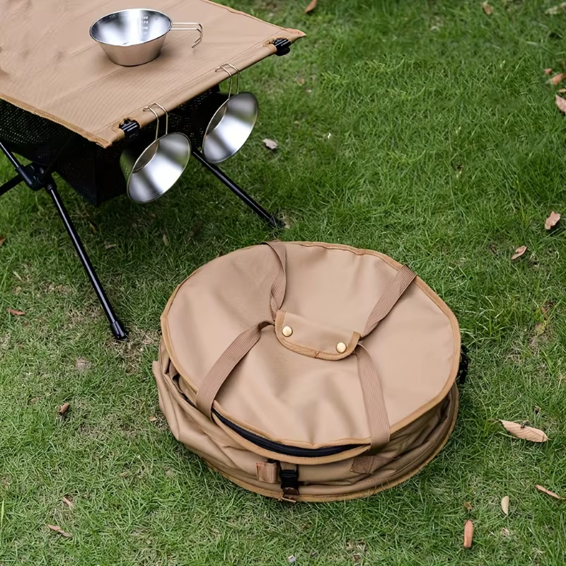 Seau de rangement pliable 62L pour le camping