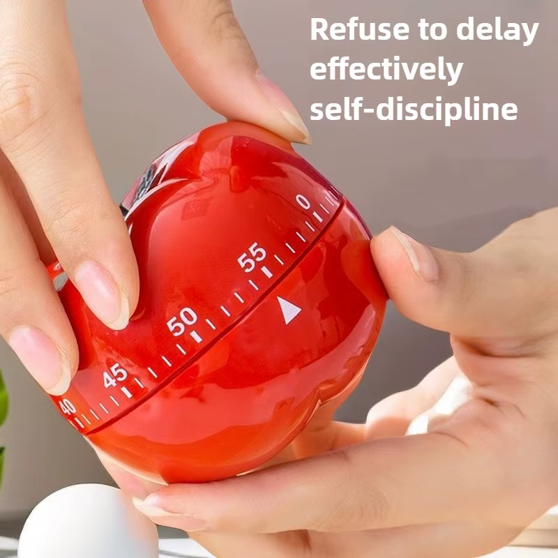 Minuterie de tomate, rappel électronique de cuisine, Pomodoro, compte à rebours mécanique, alarme, outil de cuisine, gadget de jeu, minuterie, horloge