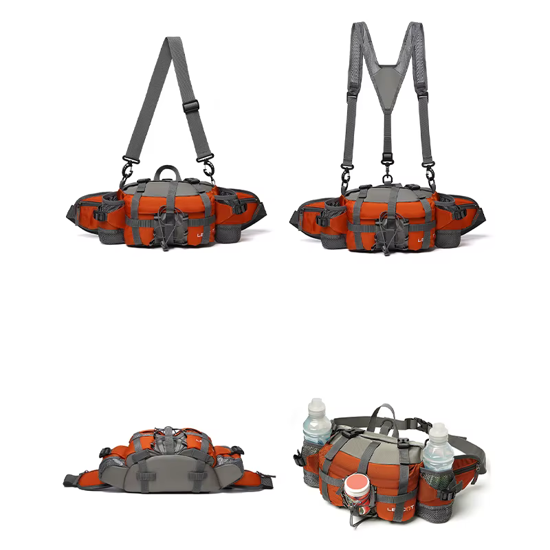 Sac de taille pour Sports de plein air, randonnée, cyclisme, escalade, sac de rangement polyvalent pour voyage, alpinisme