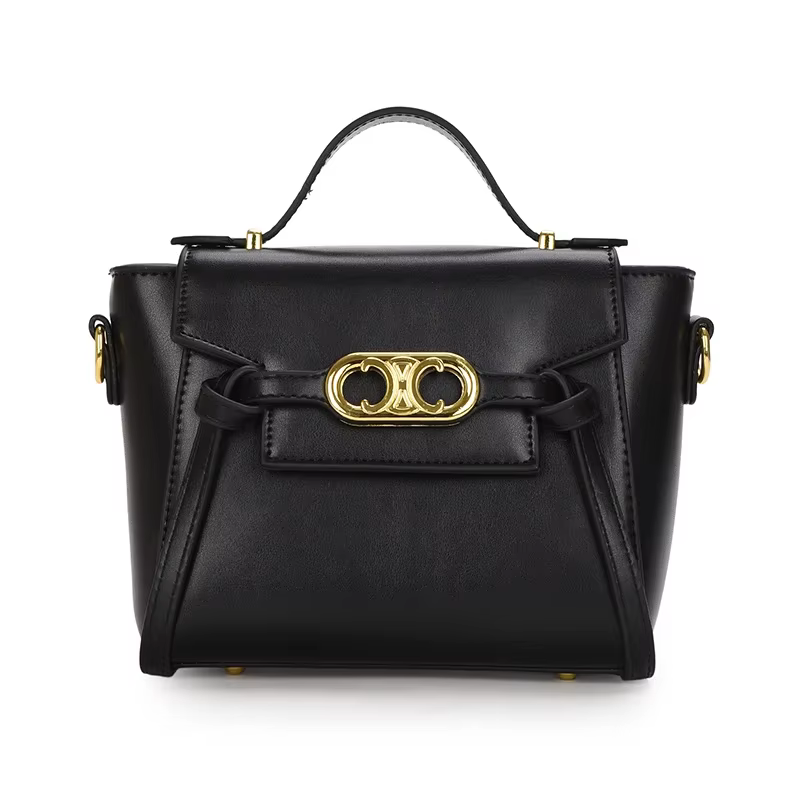 Sac à langer chic et simple pour femmes, sac fourre-tout en cuir minimaliste de luxe, élégant, style vintage parisien