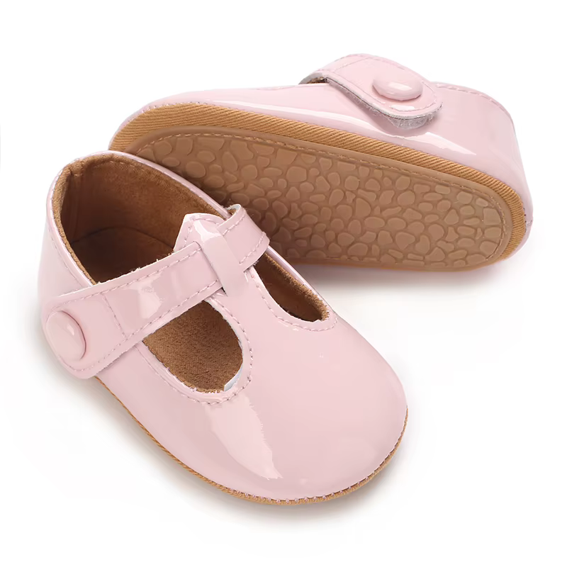 Chaussures simples pour bébé fille, chaussures de marche pour bébé fille, chaussures de princesse occidentale à semelles souples, nouvelle collection printemps et automne