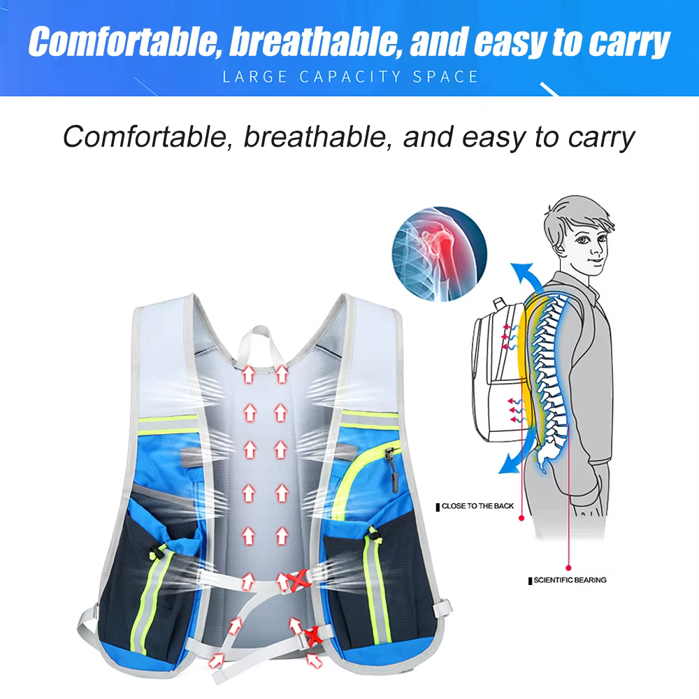 Sac à dos d'hydratation pour la randonnée avec poche à eau - Sac à dos isotherme pour l'eau - Sac