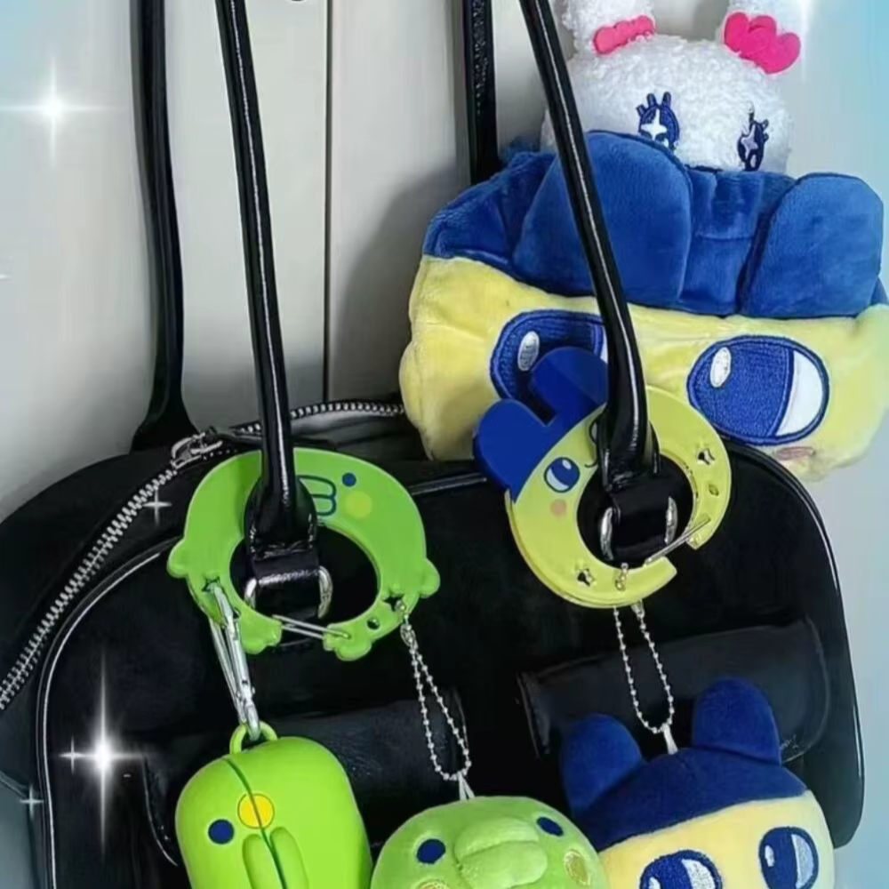 Porte-clés créatif en acrylique Tamagotchi Mametchi Kuhcipatchi