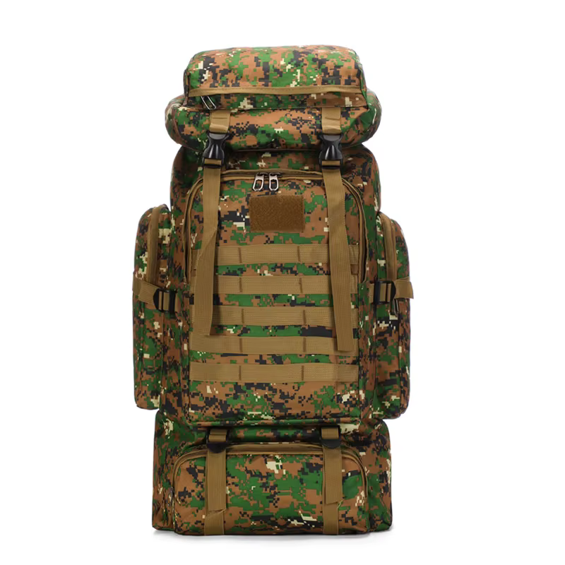 Sac à dos tactique camouflage imperméable de grande capacité 80L