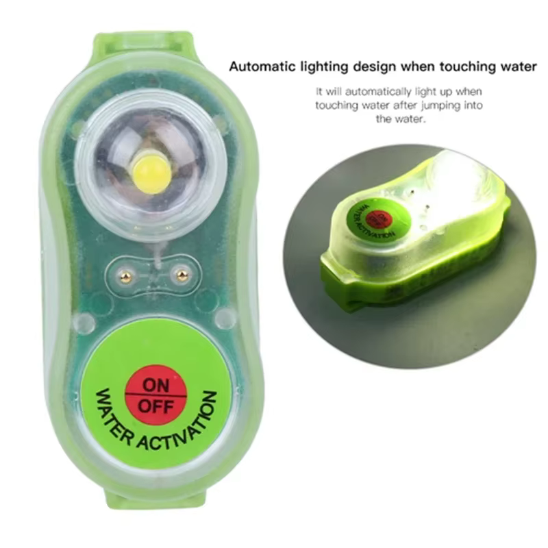 Lampe de gilet de sauvetage à LED activée par l'eau de mer