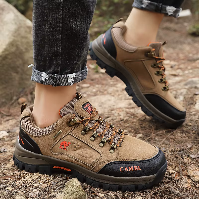 Chaussures de randonnée classiques noires pour hommes