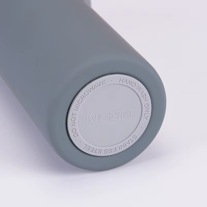 Bouteille d'eau isolée 500 ml Texte/Logo personnalisé - Acier 304, 24 heures froides, essentiels pour le bureau et la salle de sport