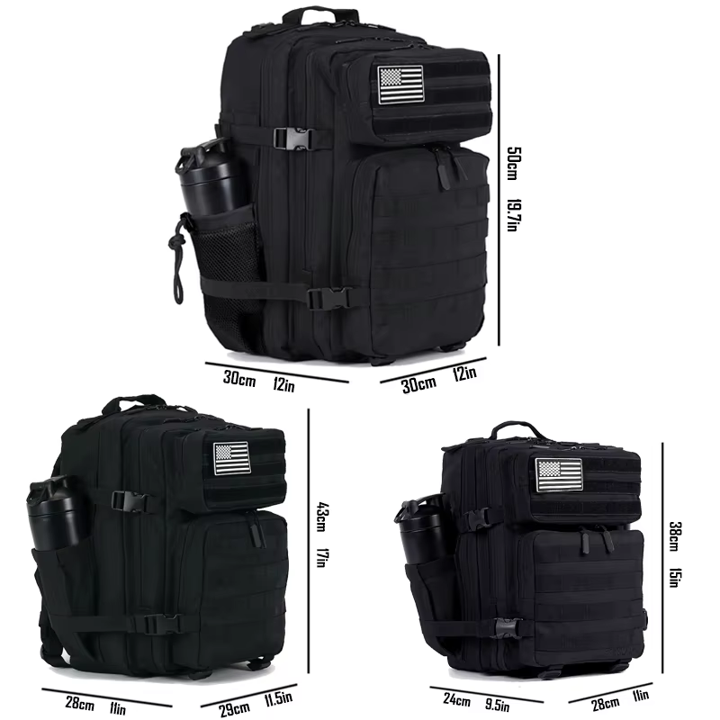 25L 35L 45L sac à dos tactique hommes femmes Sports de plein air voyage salle de sport sac de randonnée Molle militaire Camping chasse survie sac à dos