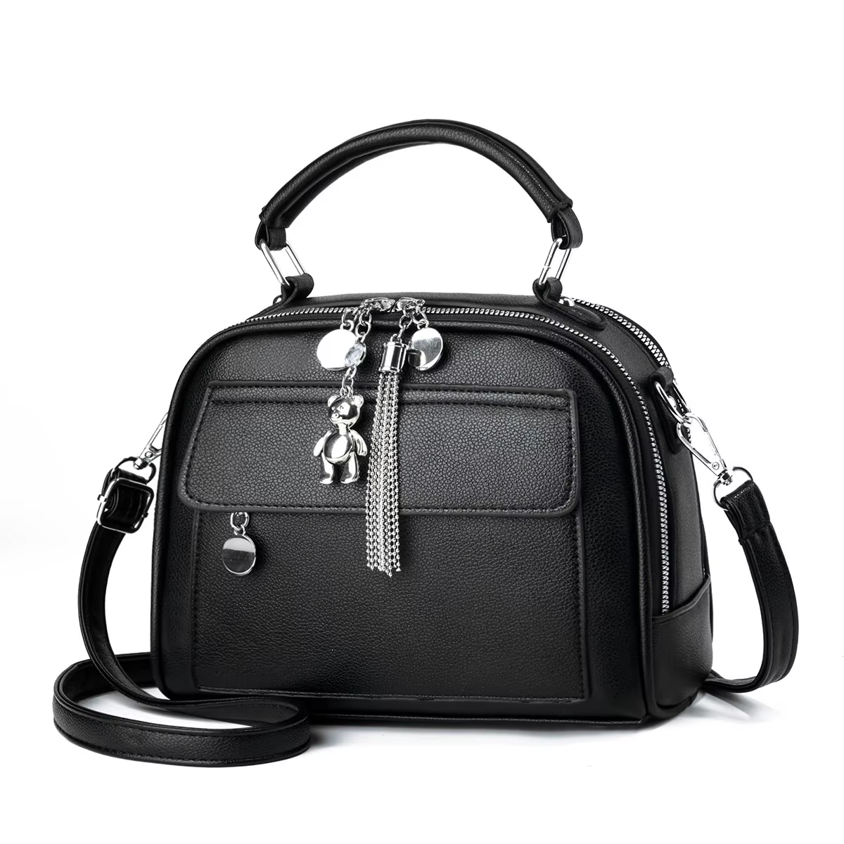 Sac à bandoulière tendance pour femme, cadeau étudiant, sac à main avec large sangle, nouvelle collection printemps 2026, en cuir PU, style décontracté, sac de navetteur