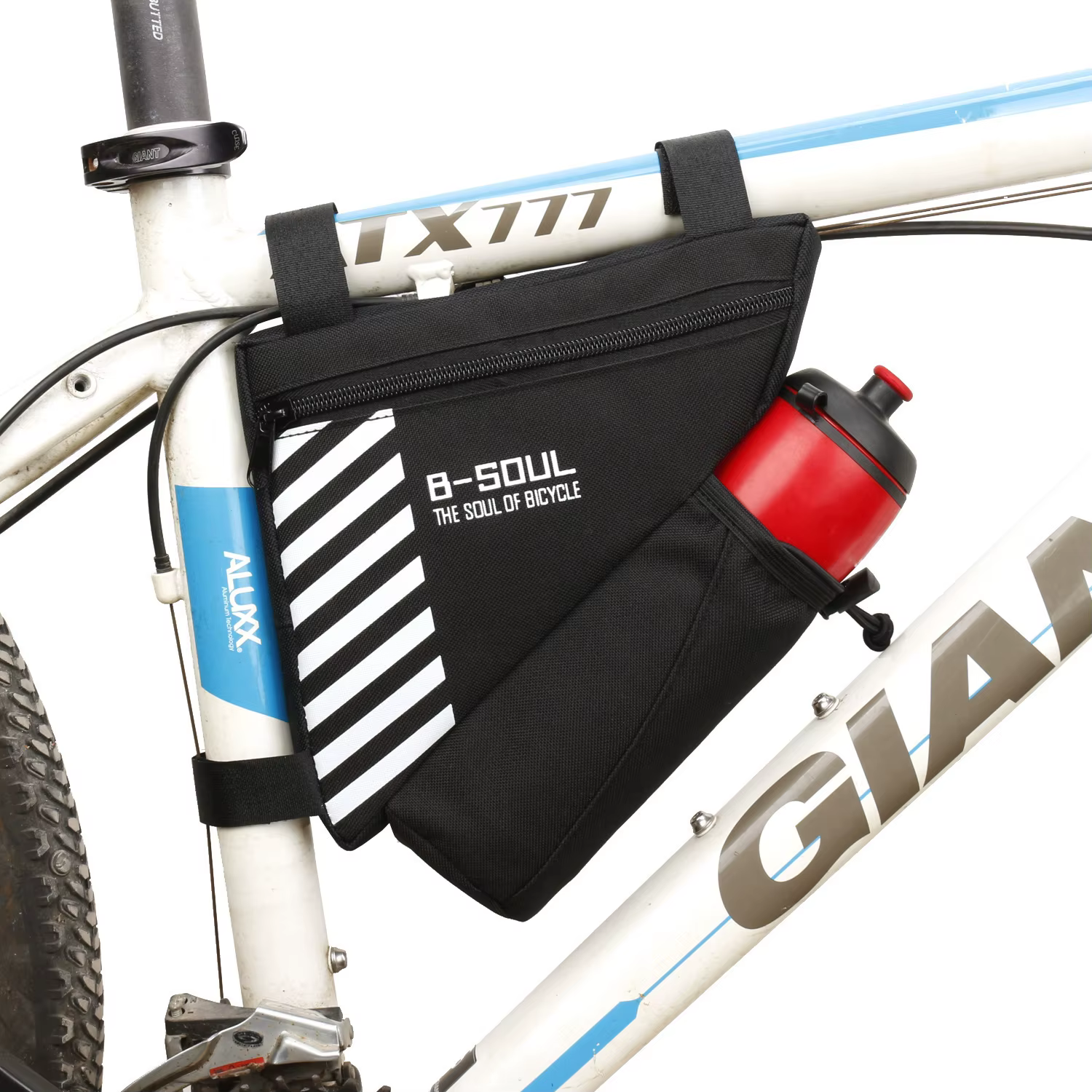 Sac d'équitation à fixation à trois points, sac de vélo en Polyester de grande capacité, sac de vélo b-soul, accessoires de vélo de cyclisme, Installation facile