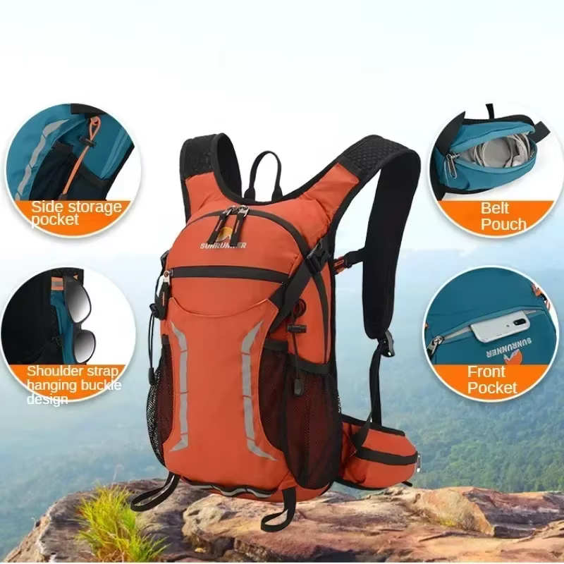 25L imperméable à l'eau respirant camping en plein air sac à dos grande capacité