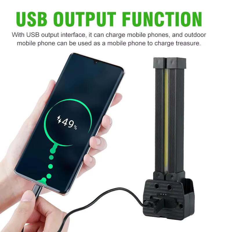 Lampe de poche de camping multifonctionnelle