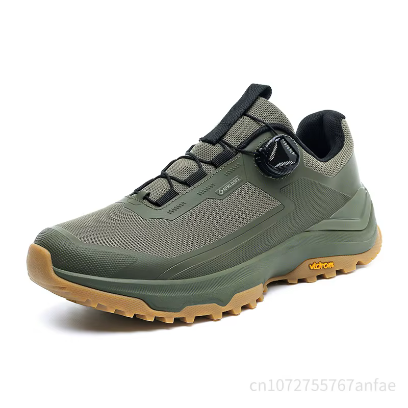 Nouvelles Chaussures de Sport d'Extérieur pour Hommes 2026 Légères Respirantes Antidérapantes Résistantes à l'Usure Amortissantes à Boucle Rotative pour le Camping