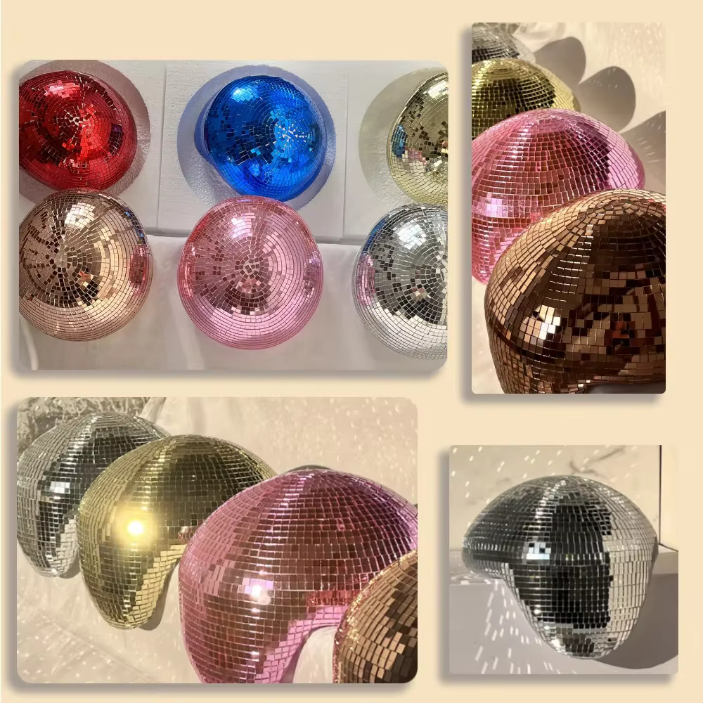 Boule Disco miroir, boule de verre réfléchissante