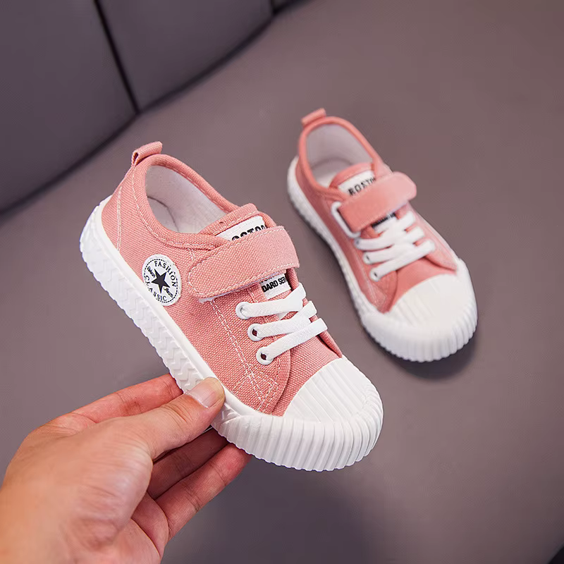Chaussures en toile pour enfants, semelle souple, confortables, pour garçons et filles, respirantes, antidérapantes, chaussures de sport et de loisirs