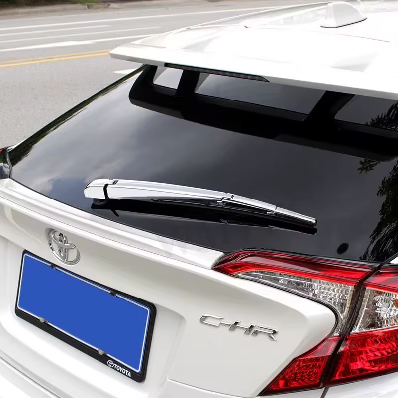 Pour Toyota C-HR CHR 2016 2017 2018 2019 2020 2021 2022 ABS Chrome Coffre Arrière Fenêtre Bras D'essuie-Glace Lame Couverture Garniture Accessoires