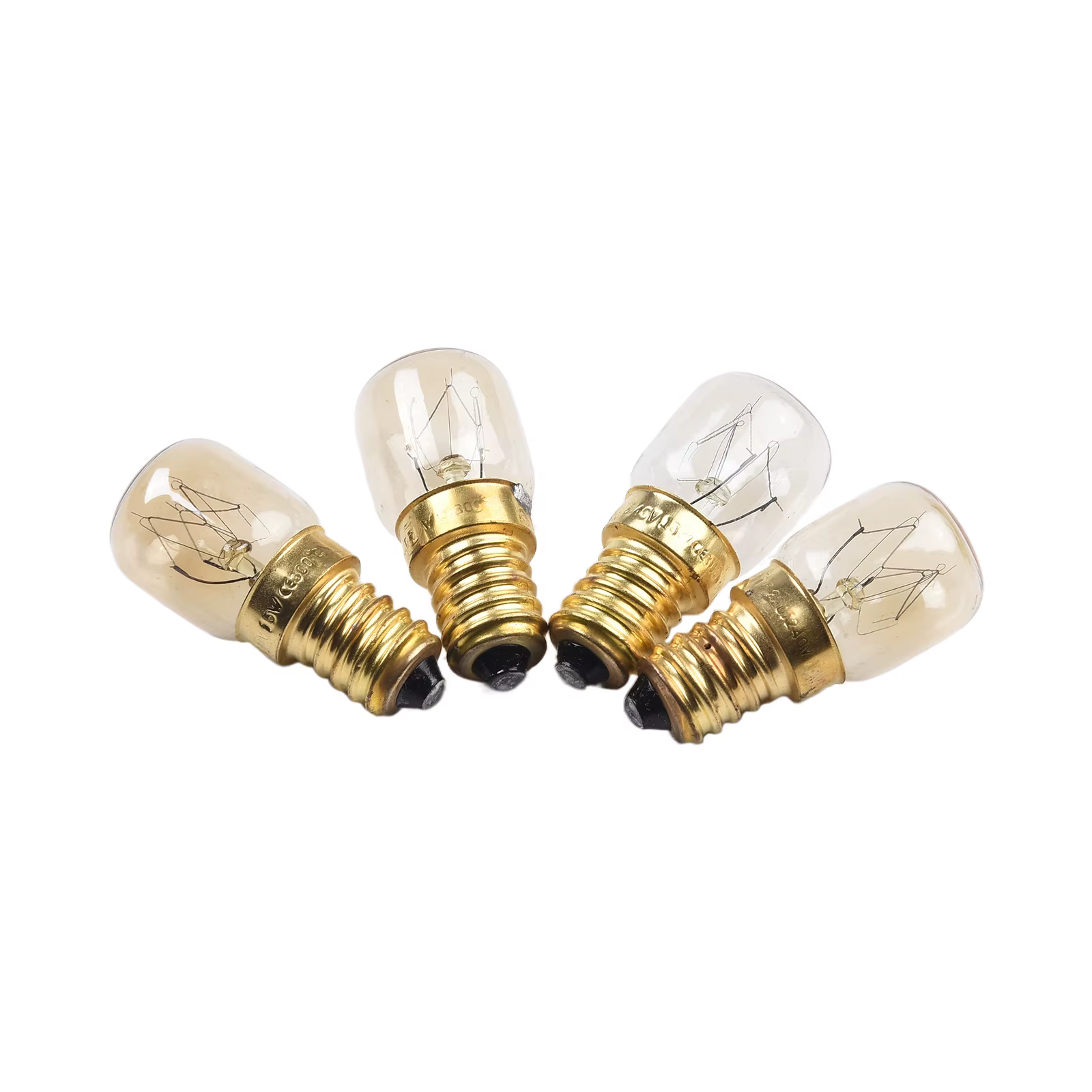 4 pièces E14 lampe à sel Globe ampoule 25W ampoules 240V réfrigérateur four remplacement Vintage ampoules à incandescence