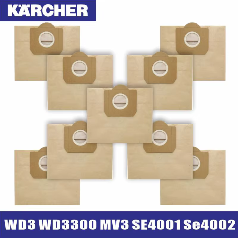 Sac à poussière pour aspirateur KARCHER WD3 Premium WD 3,300 M WD 3,200 WD3.500 P 6,959-130 RB88 RU100 RU101 A2204 A2656