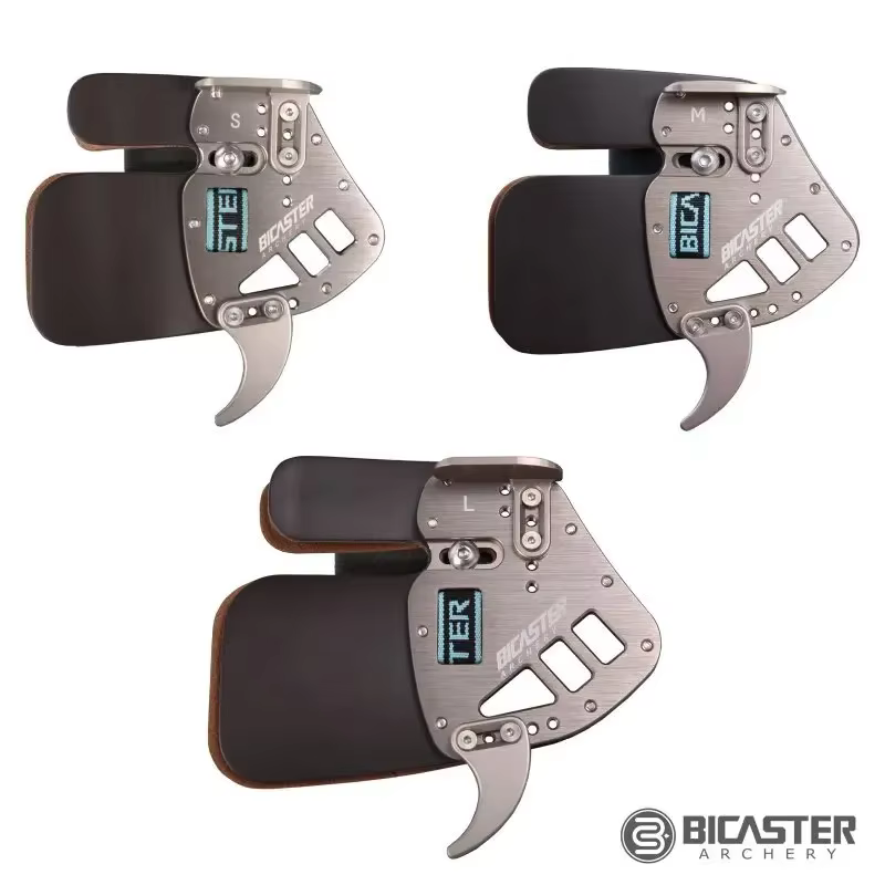 BICASTER – protège-doigts pour tir à l'arc, cuir + aluminium S/ML, protecteur d'arc inversé pour droitier, accessoires de tir