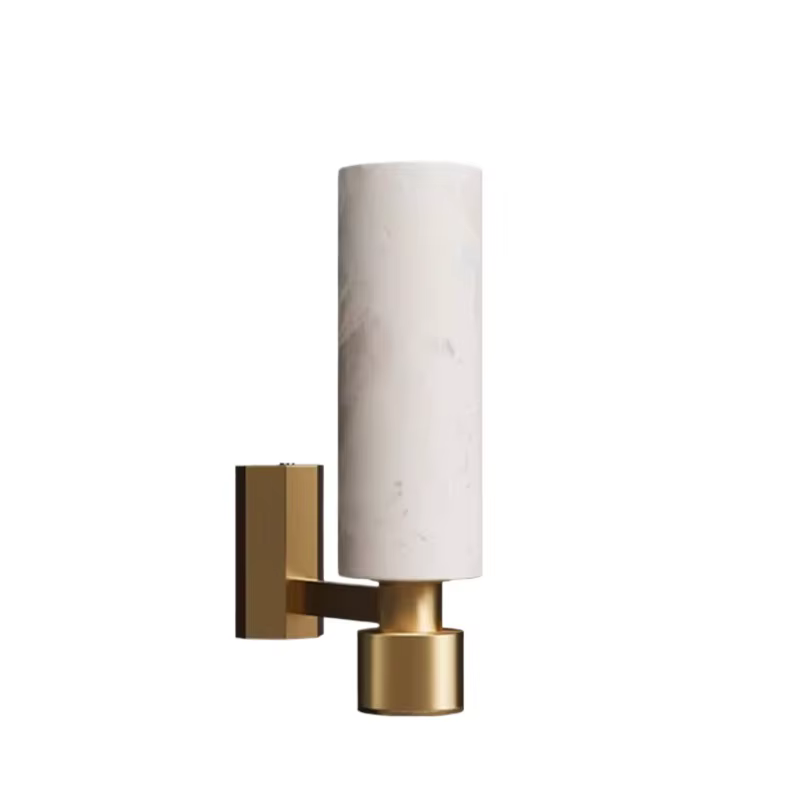 Applique murale en marbre espagnol pour entrée, lavabo, dressing, salle de bain, couloir, balcon, personnalisation hôtelière LED