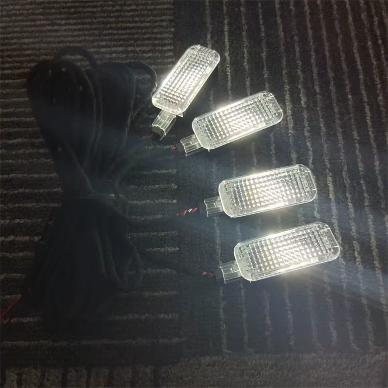 Câble de lumière LED pour l'espace des pieds, éclairage intérieur de voiture pour Passat B6 B7 Golf 5 MK5 6 MK6 SEAT Toledo Leon A3 A4 A5 A6 A8 Q3 Q5 Q7