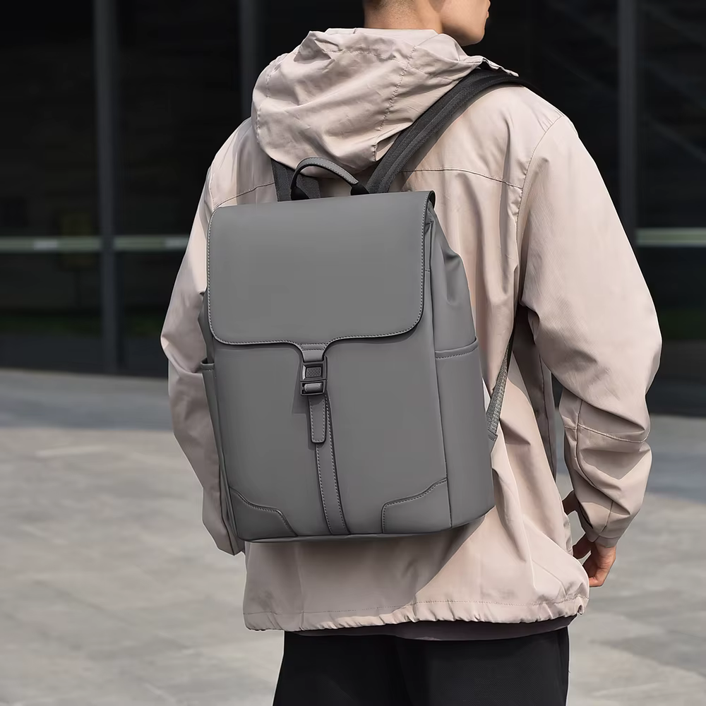 Sac à dos minimaliste vert olive pour hommes