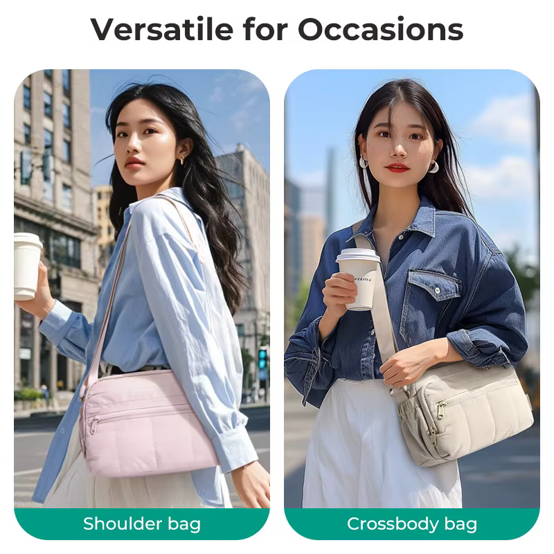 BAGSMART Sac Hobo pour femme, sac bandoulière pour collège, grande capacité, sac à main décontracté, imperméable, léger, sac à bandoulière pour les voyages quotidiens