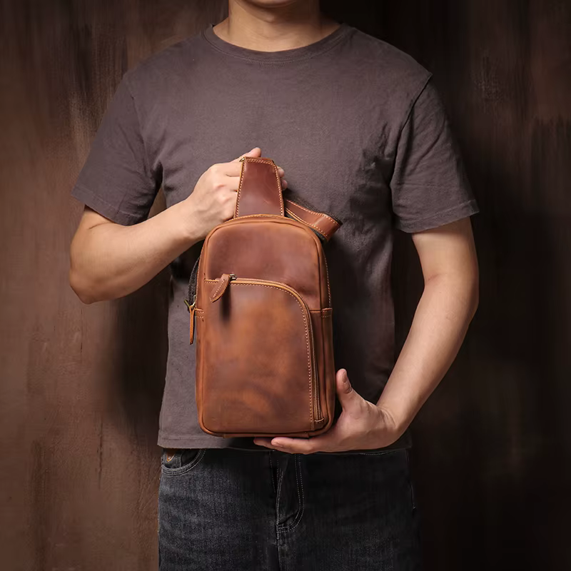 Sac à Dos Vintage en Cuir group pour le dehors