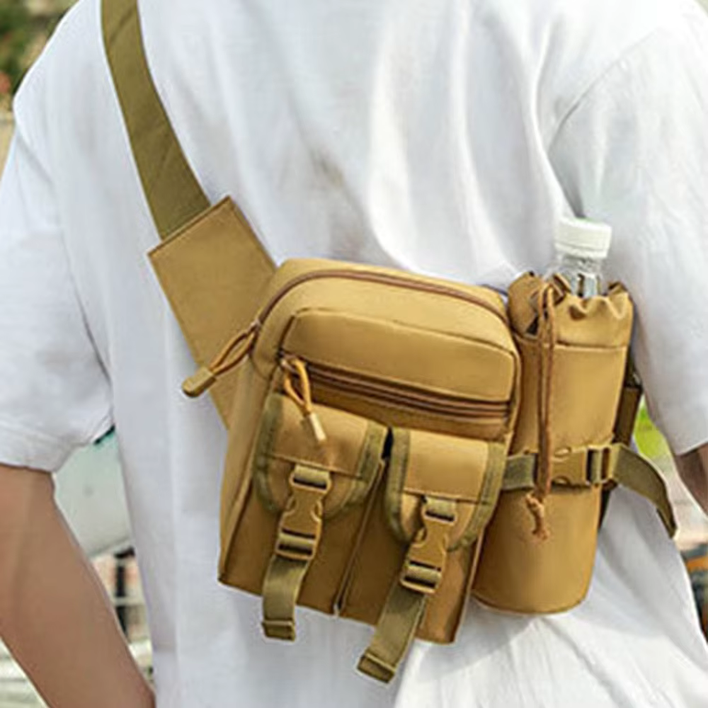 Hommes taille Fanny Pack sacs tactique militaire Camping voyage randonnée bouteille d'eau escalade Sports de plein air