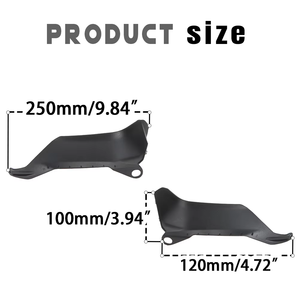 Accessoires de moto pour BMW R1300GS R 1300 GS ADV 2023 2024 2025 – Kit d'extension de protège-mains / garde-mains