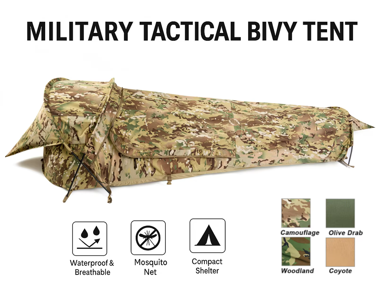 Tente militaire Hideaway Bivy légère et étanche