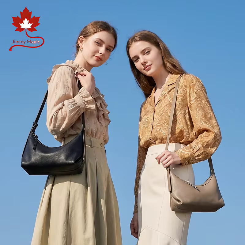 Sac fourre-tout Hobo léger et élégant en cuir véritable beige pour femme, sac à bandoulière et sac à main de bureau
