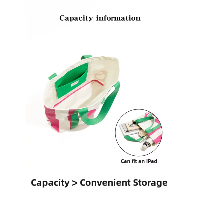 CKKUI été haute capacité Dopaamine jaune sac à provisions trajet unique épaule sac fourre-tout grande