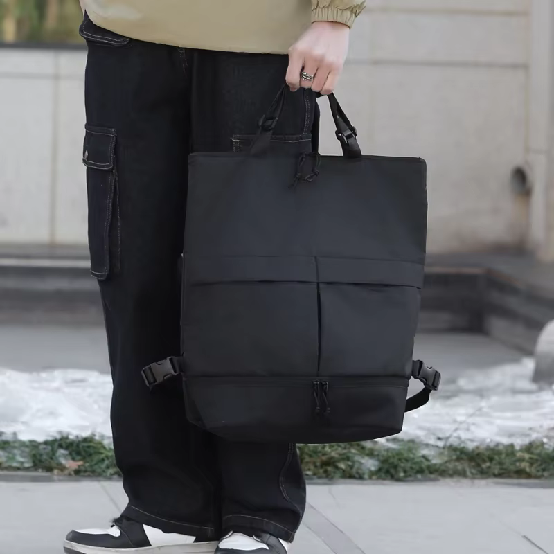 Sac à Dos en Nylon Vert Armée pour Homme et Femme
