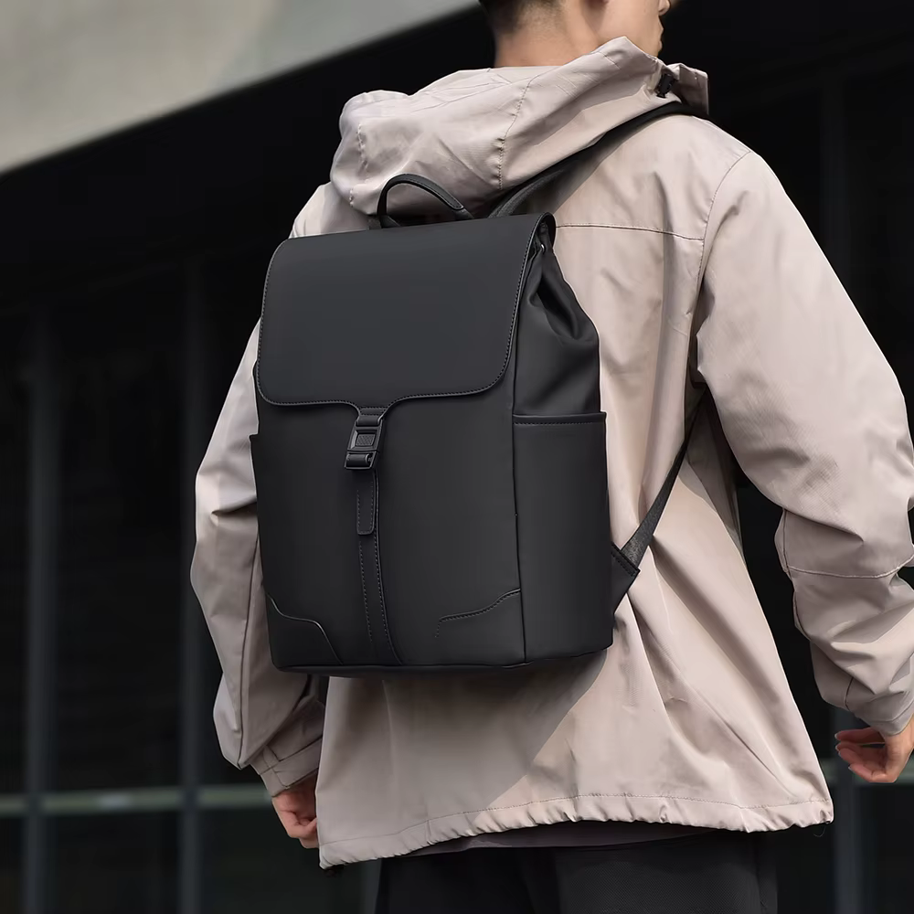 Sac à dos minimaliste vert olive pour hommes