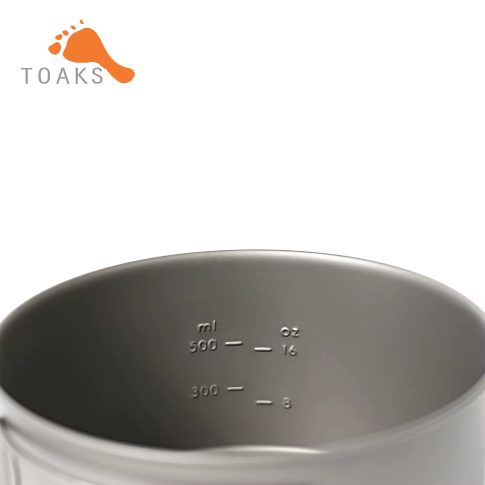 TOAKS POT-900-D130 pur Titane Camping ustensiles de cuisine en plein air