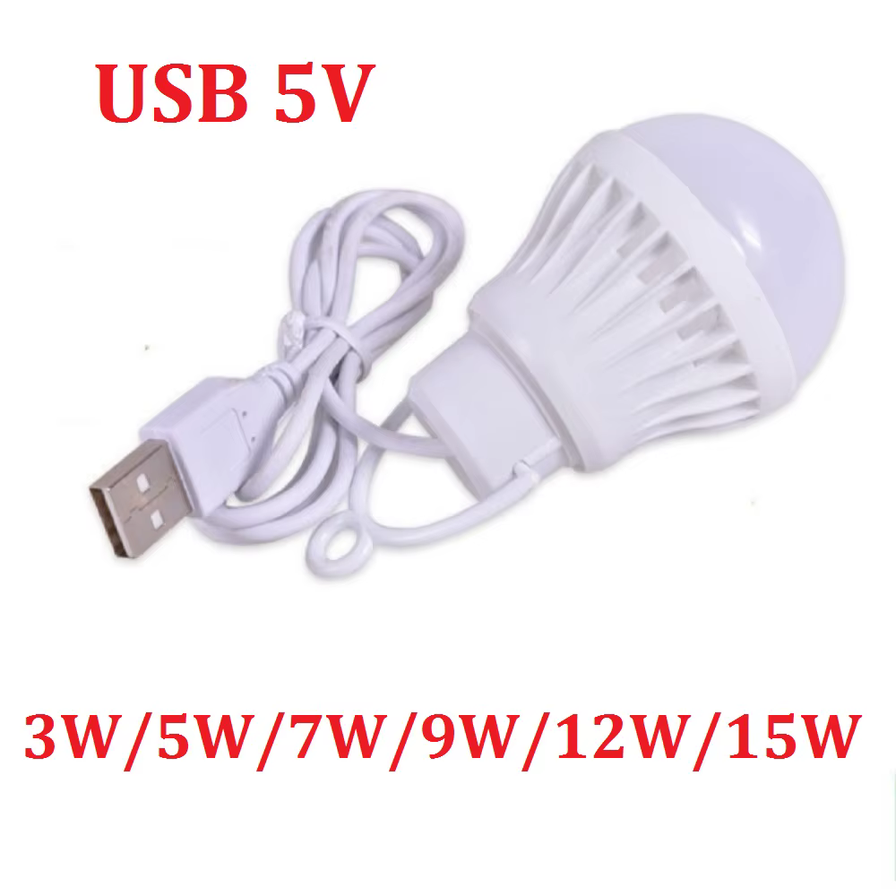 Ampoule USB LED lampe de Camping Portable Mini