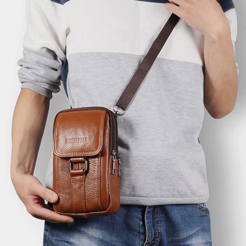 Sac de ceinture pour téléphone portable pour homme