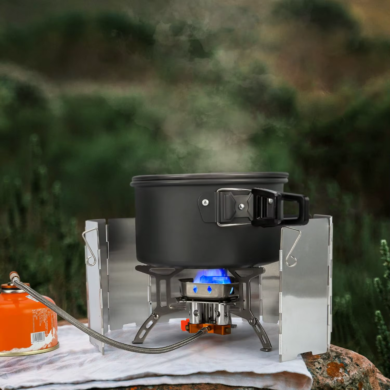 Réchaud à gaz de camping portable