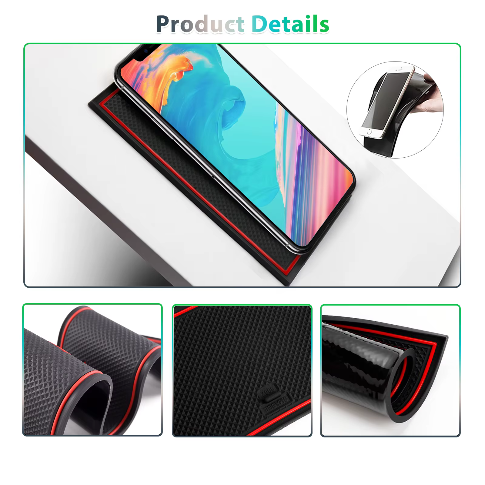 RUIYA pour Jeep Avenger 2023 2024 2025 Tapis de porte de voiture anti-dérapant Tapis de porte de voiture anti-dérapant Tapis de porte de voiture anti-dérapant Tapis de porte de voiture anti-dérapant T