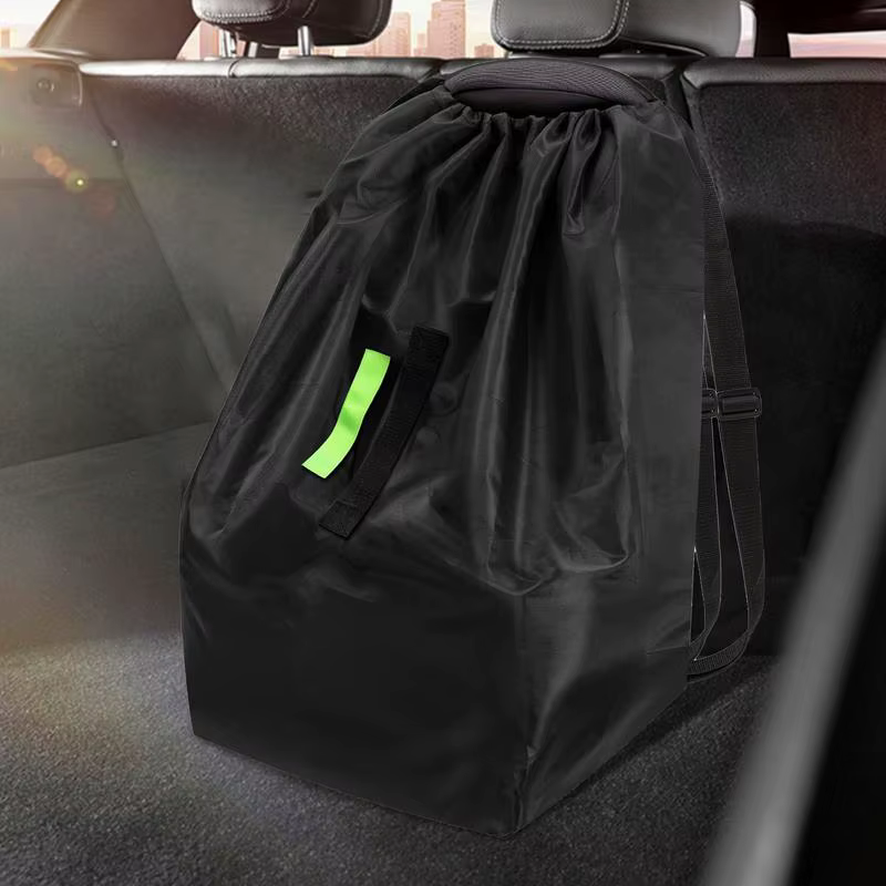 Sac de voyage pour siège de voiture, housse de siège d'auto robuste, sac de voyage étanche, accessoires de porte-bébé spacieux pour la famille et les adolescents