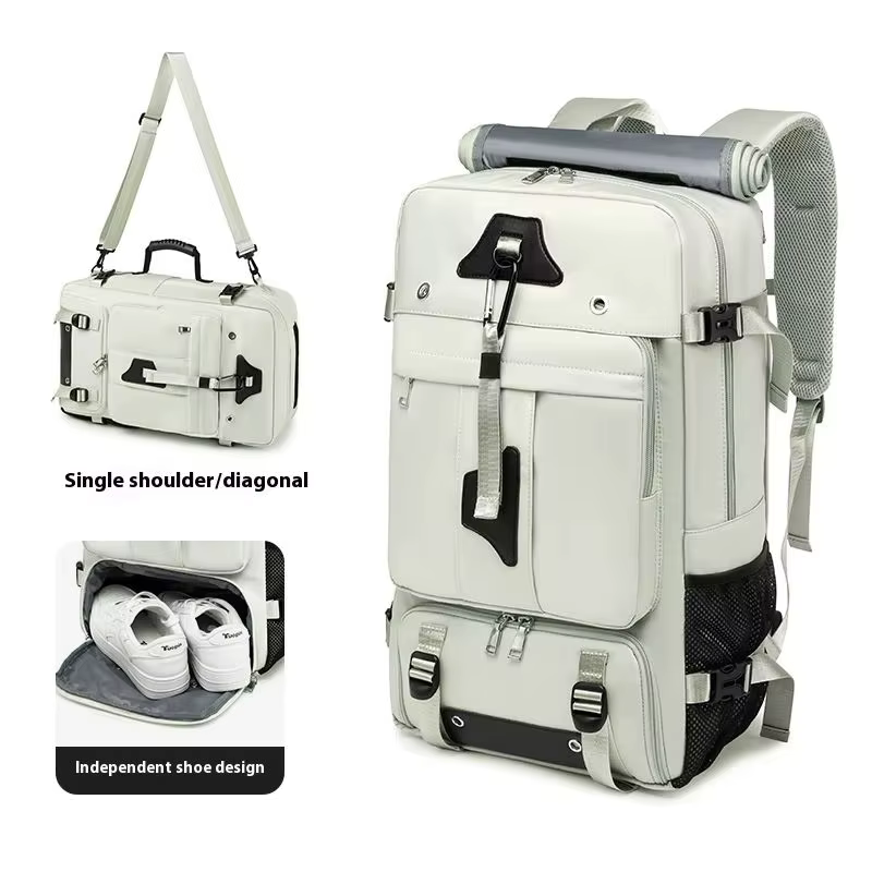Sac de voyage extérieur 60-80L grande capacité, sac à dos multifonctionnel étanche pour ordinateur portable 18 pouces, sacs de randonnée extérieurs