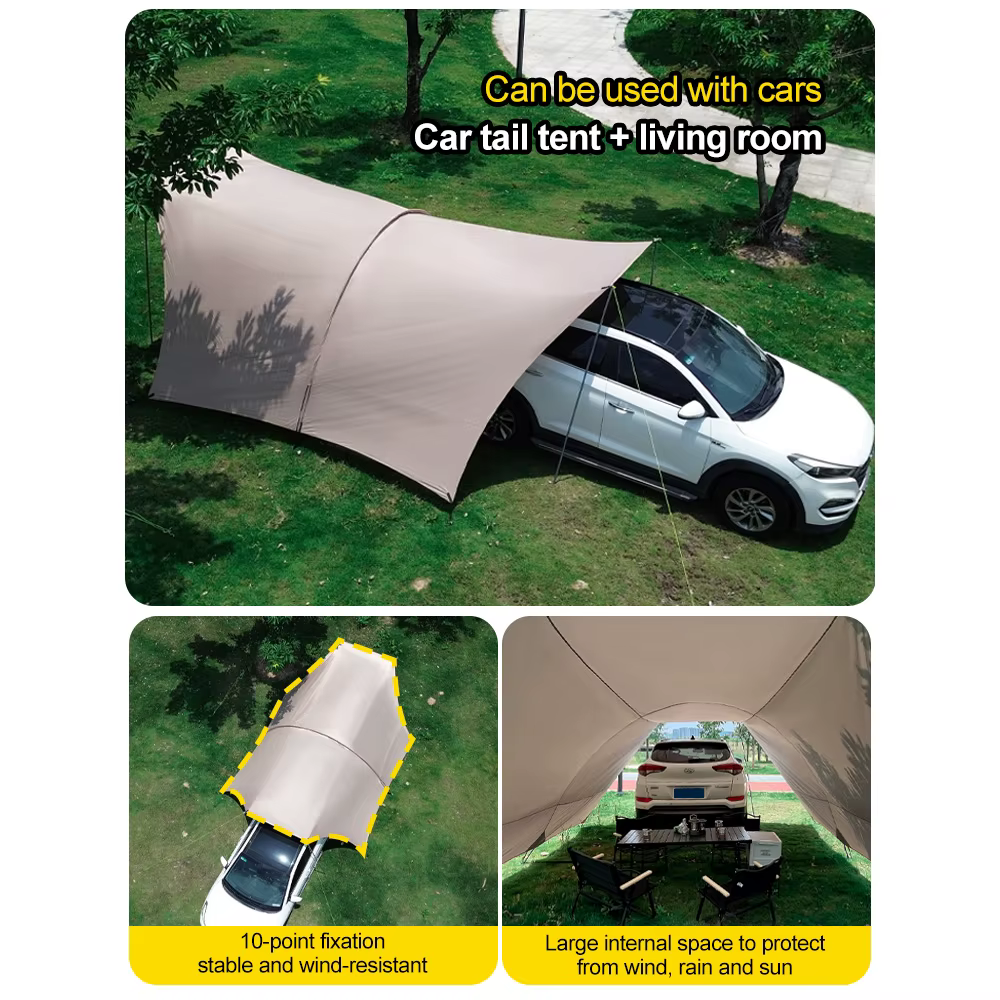 Tente de Camping de Protection solaire enduit d'argent