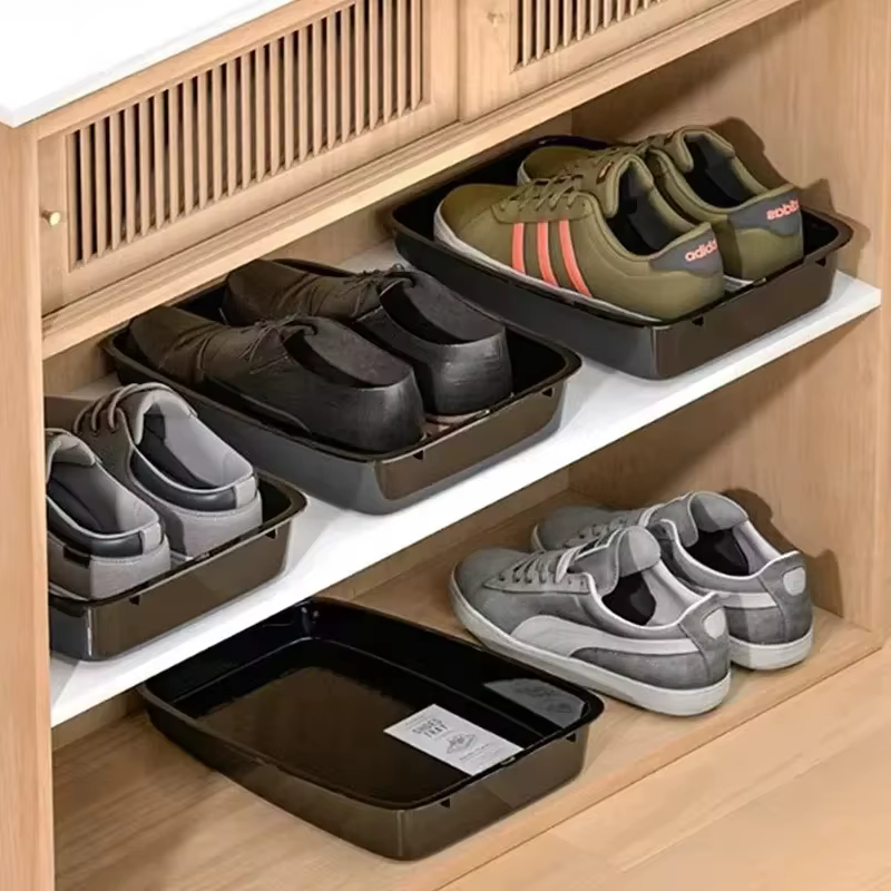 Boîte de rangement multifonctionnelle et durable pour chaussures de voiture, organiseur d'intérieur sous le siège