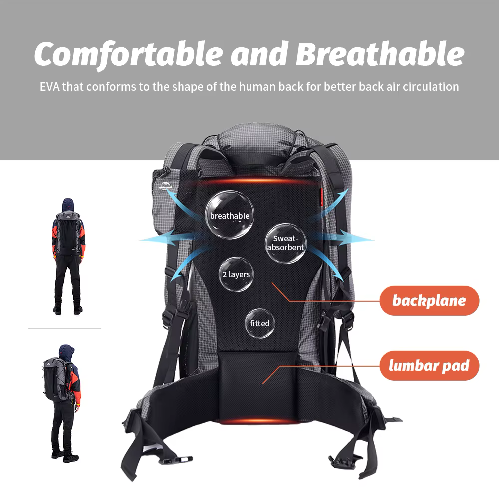 Naturehike – sac à dos 40l pour hommes