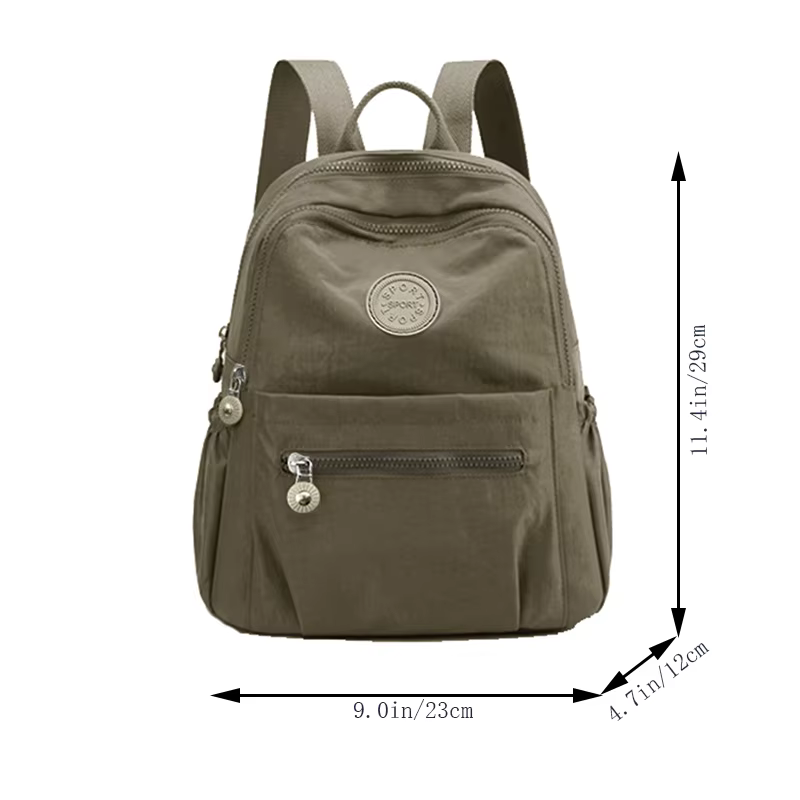 Sac à bandoulière double, tissu Oxford à la mode, sac pour hommes et femmes, tissu en nylon, sac à dos de shopping décontracté